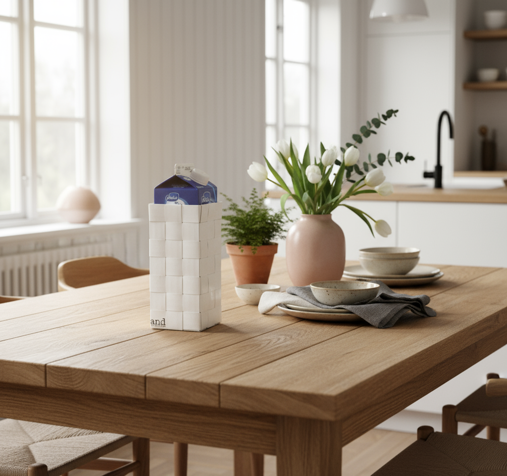 Maitopurkin somiste 1l in Nordic decor setting