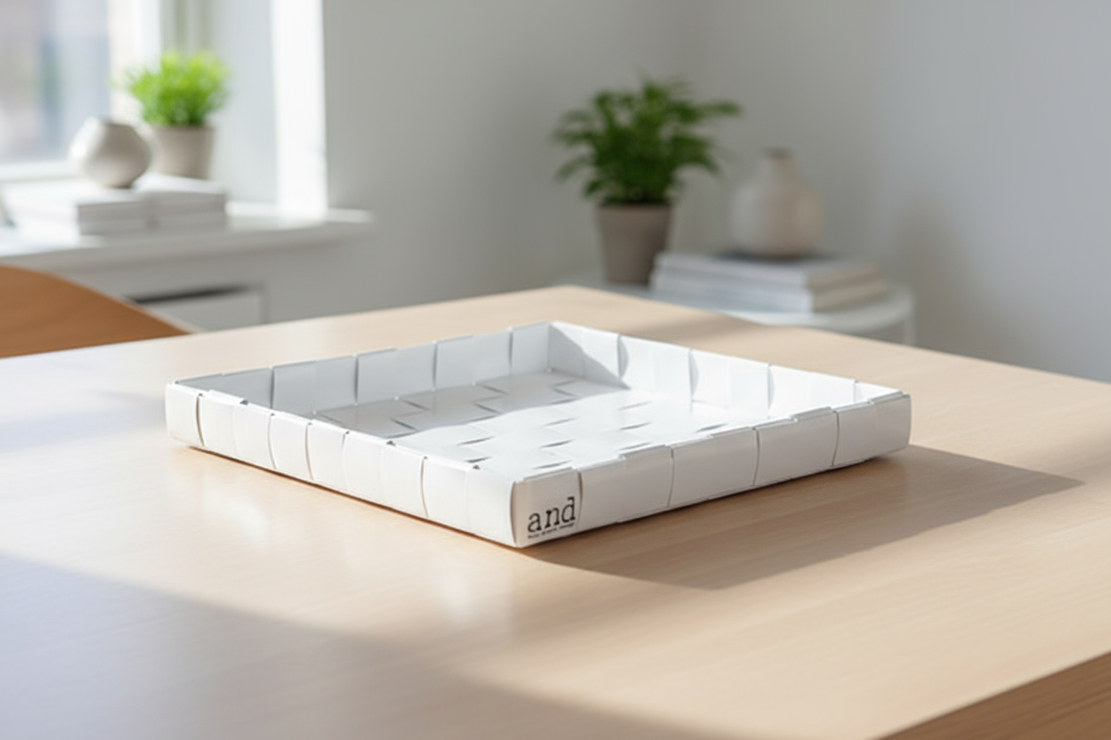 Neliötarjotin lähikuva